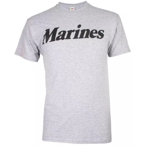 Marines T-Shirt Grau Small