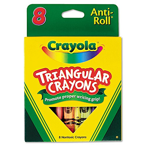 Crayola Triangulära kritor (8/st) [Set om 3] 2