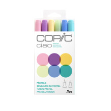 CIAO MRKR 6-teiliges Set mit 3 Pastellt nen