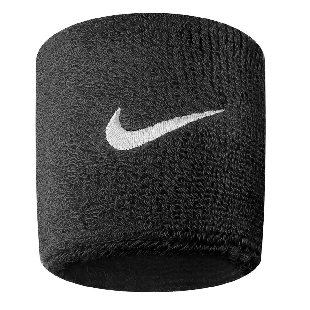 NIKE Swoosh Black Wristbands