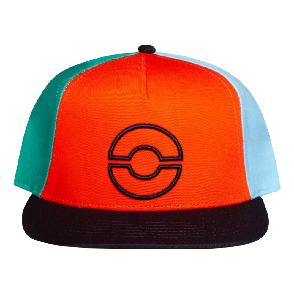 Pokemon Pokeball Logo Snapback Baseball Cap