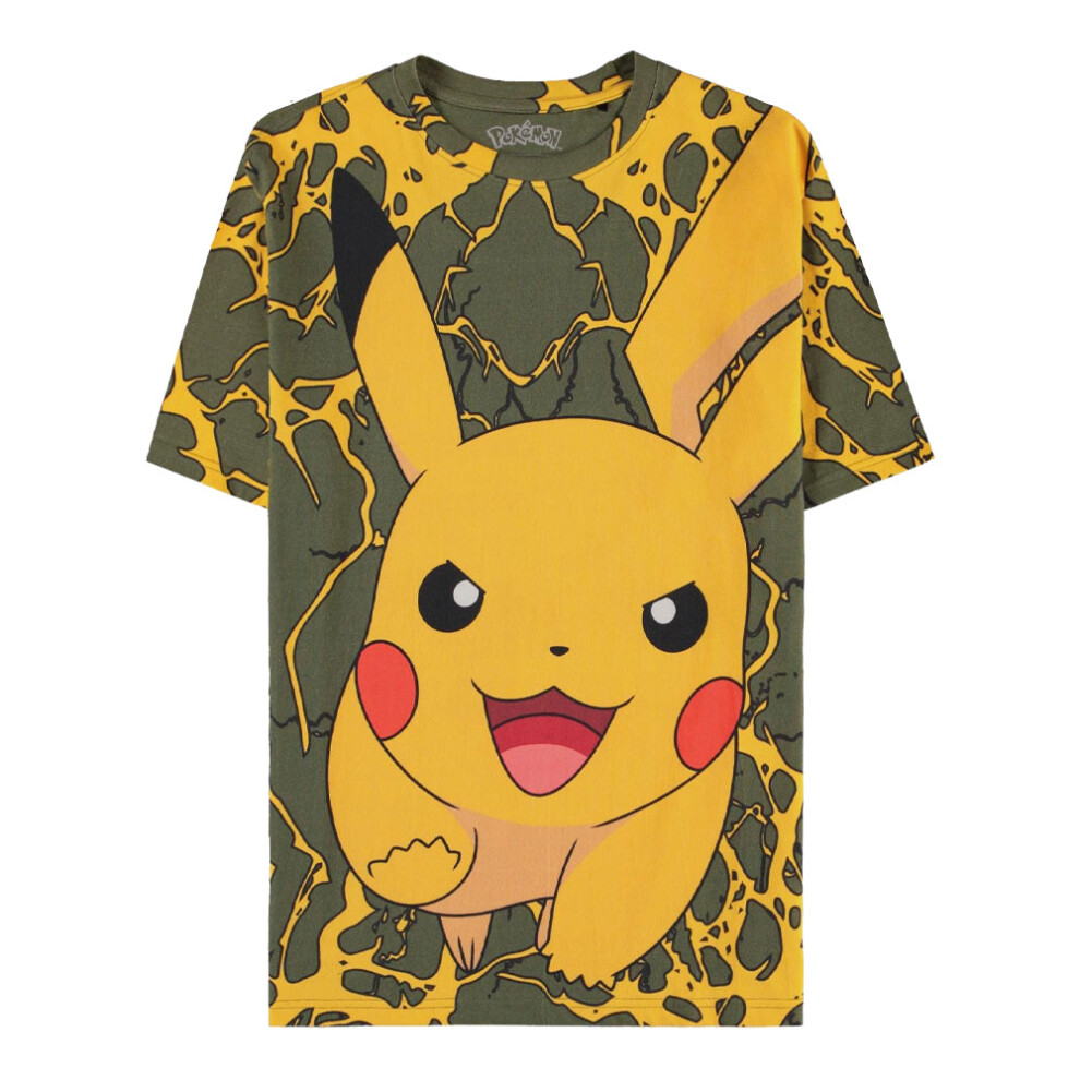 Pokemon Pikachu Lightning Digital AOP T Shirt