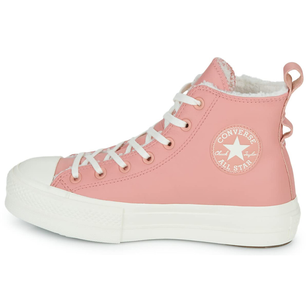 converse Womens cTAS Lift Hi Rust PinkEgret Size 65