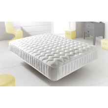 (2FT6 Small Single) New Cool Blue Memory Foam Sprung Quilted Mattress