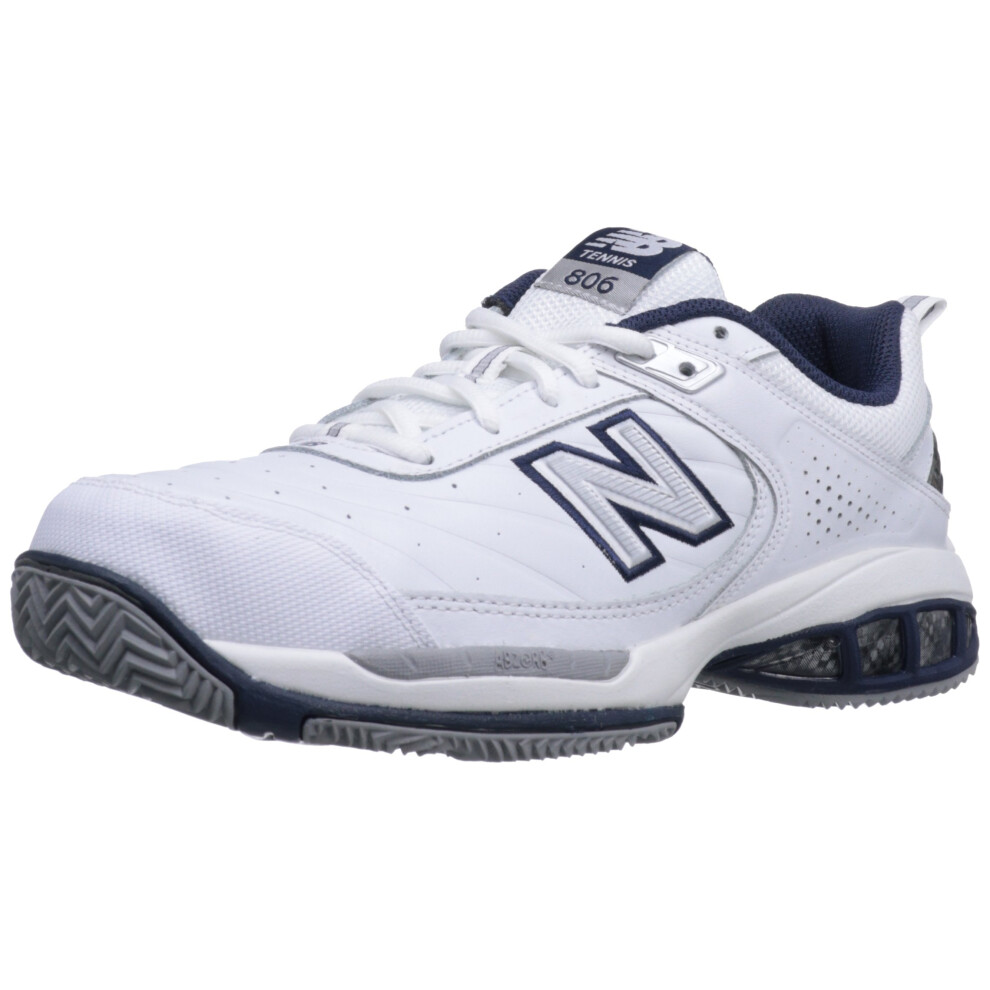 New Balance Mens 806 V1 Tennis Shoe  White  7 XW US