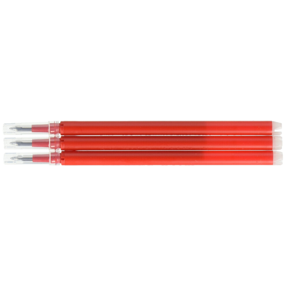 PILOT Frixion Ball Pen Refill 07  Red (LFBKRF30F3R)