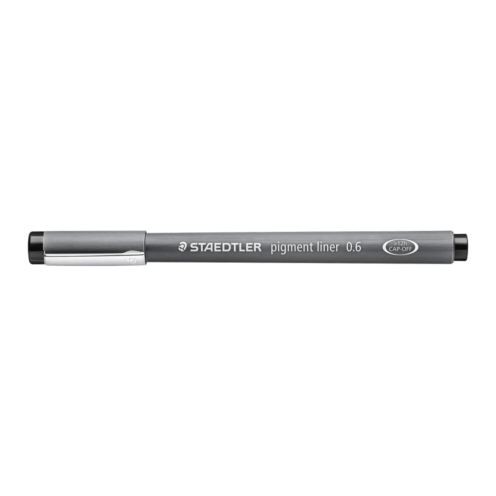 Staedtler Pigment Liner 308 Black 0.6 mm Pack of 10