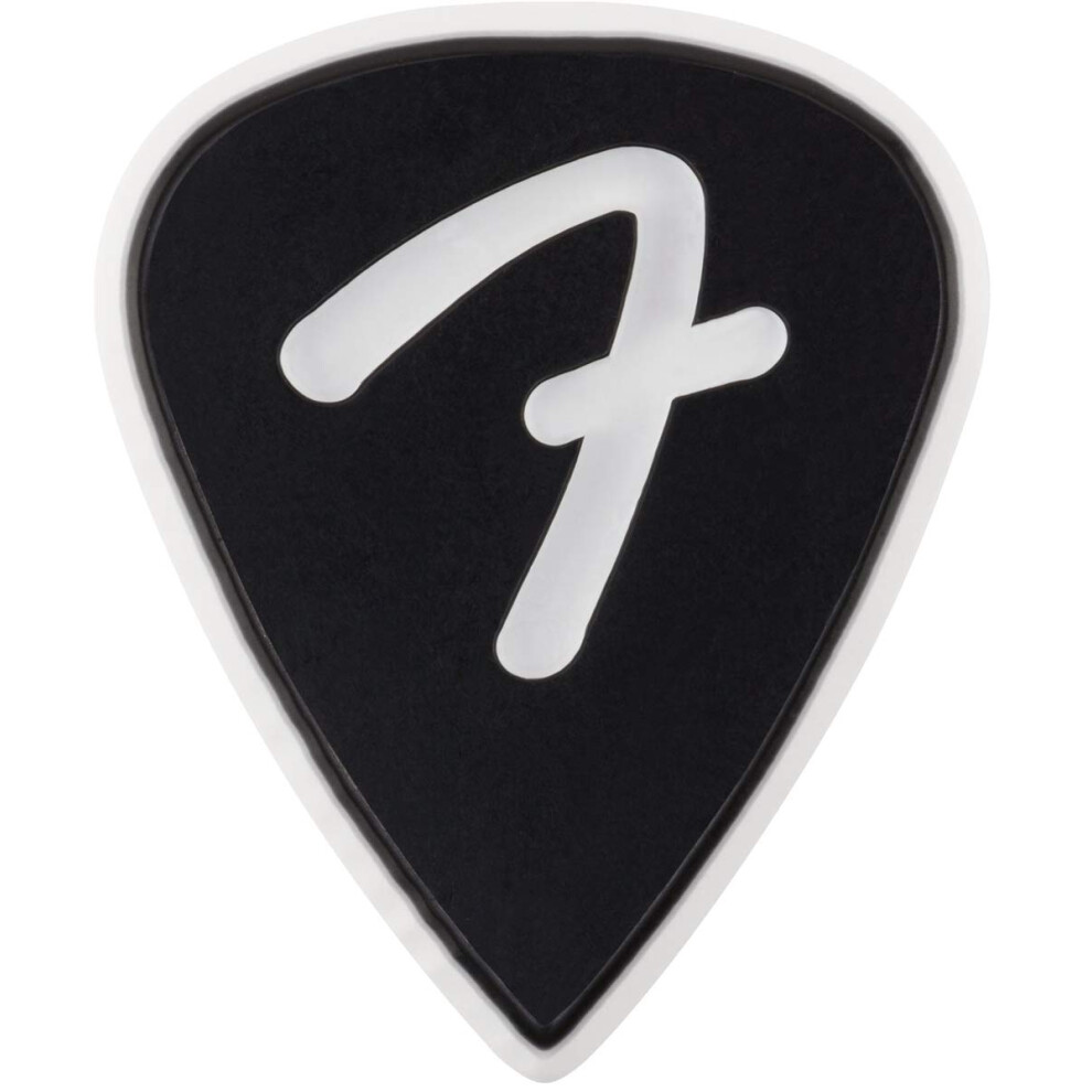 Fender F Grip Guitar Picks 351 Shape  Black  3-Pack