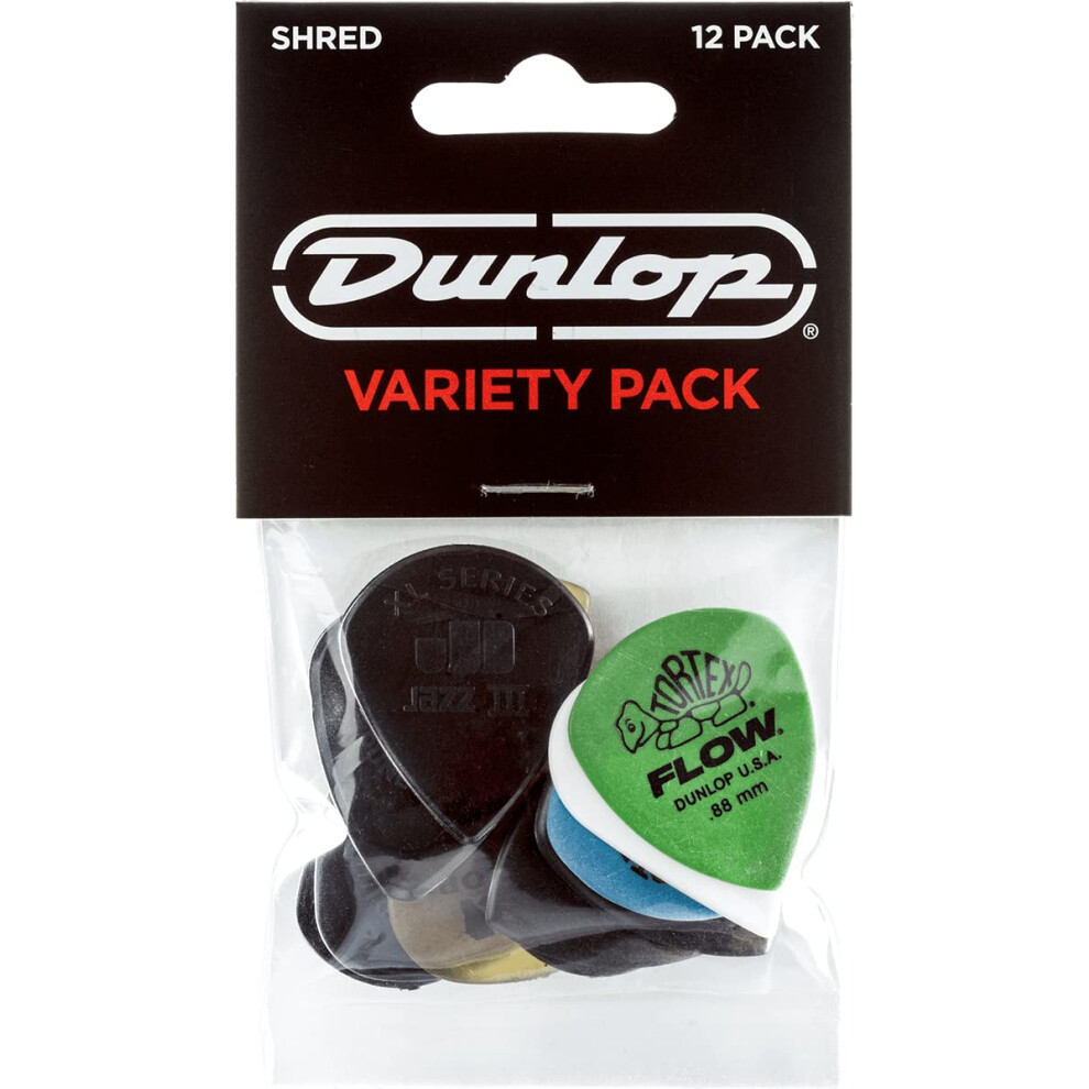 JIM DUNLOP Shred Variety Pack guitar Picks  12 Pack