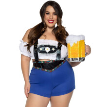 2 pc lederhosen honning inkluderer - 1x -2x / flerfarvet