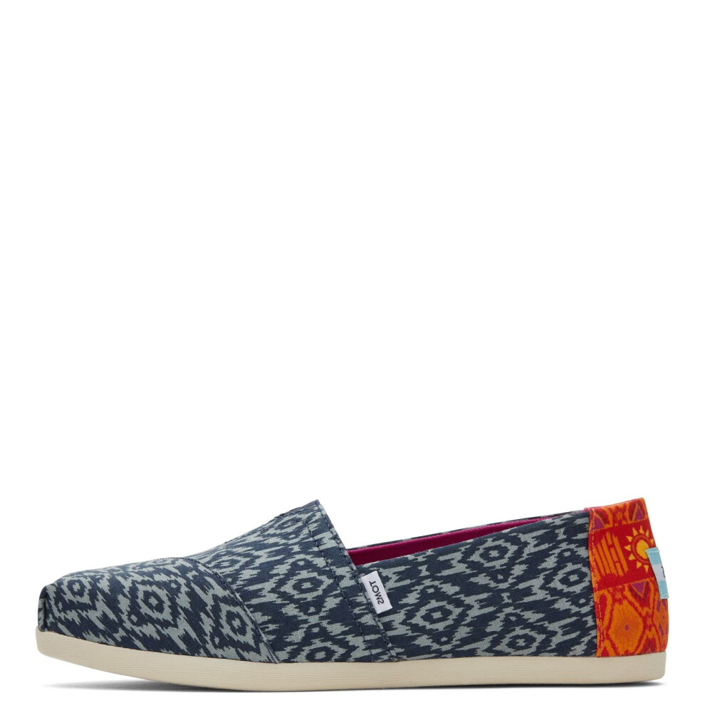 TOMS Womens  Alpargata Cloudbound Ikat Navy Casuals