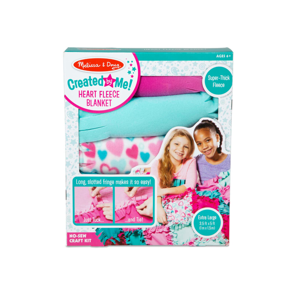 Melissa & Doug Fleece Quilt No-Sew Craft Kit  Multi