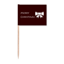 mas Bows Gentlemen Art Deco  Fashion Toothpick Flags Marker Topper Party Decoration