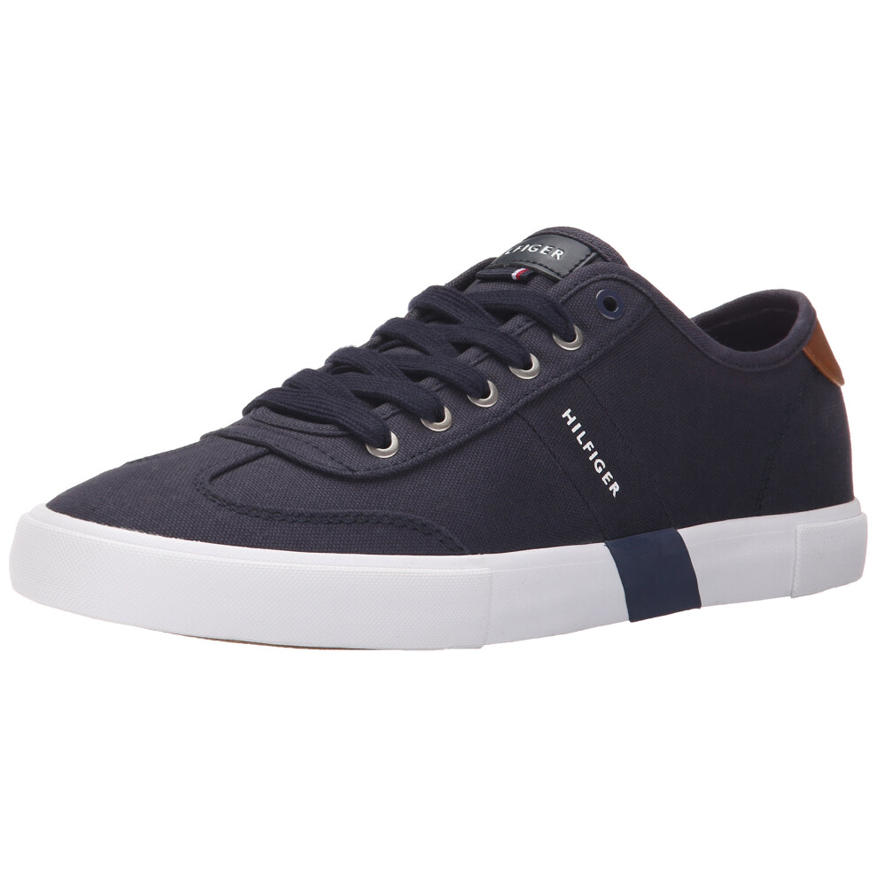 Tommy Hilfiger Men's Pandora Sneaker  Navy Canvas  7