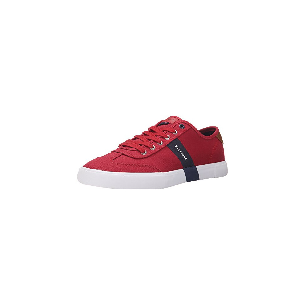 Tommy Hilfiger Men's Pandora Sneaker  Red Canvas  12