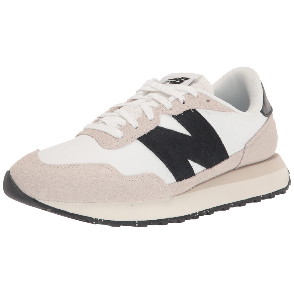 New Balance Men's 237 V1 Sneaker  Sea Salt/Black  17