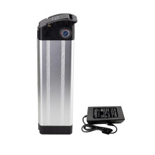 With Charger 36v 14ah 10s4p Ebike Battery Li-ion Bottom Power Supply Electric Bicycle Whitebait Shape 390x7x110x285mm