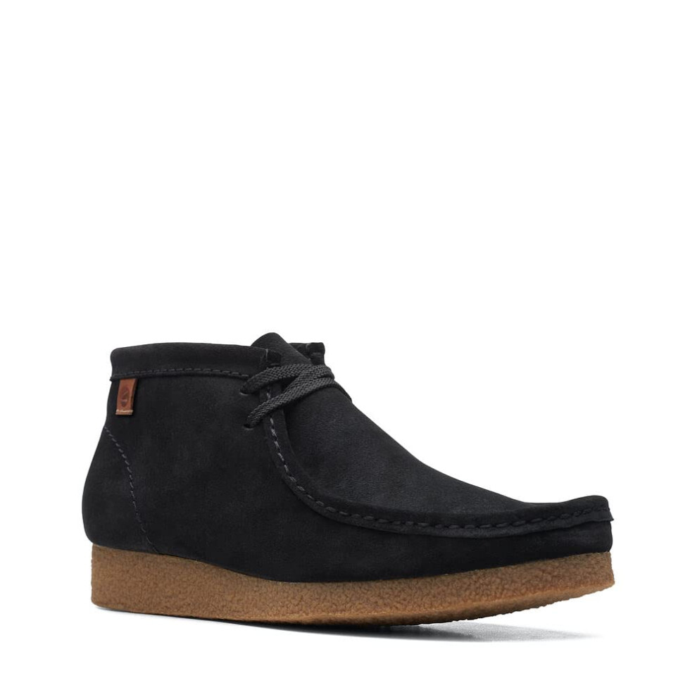 Clarks Men's Shacre Boot Ankle  Black Suede  10 Wide