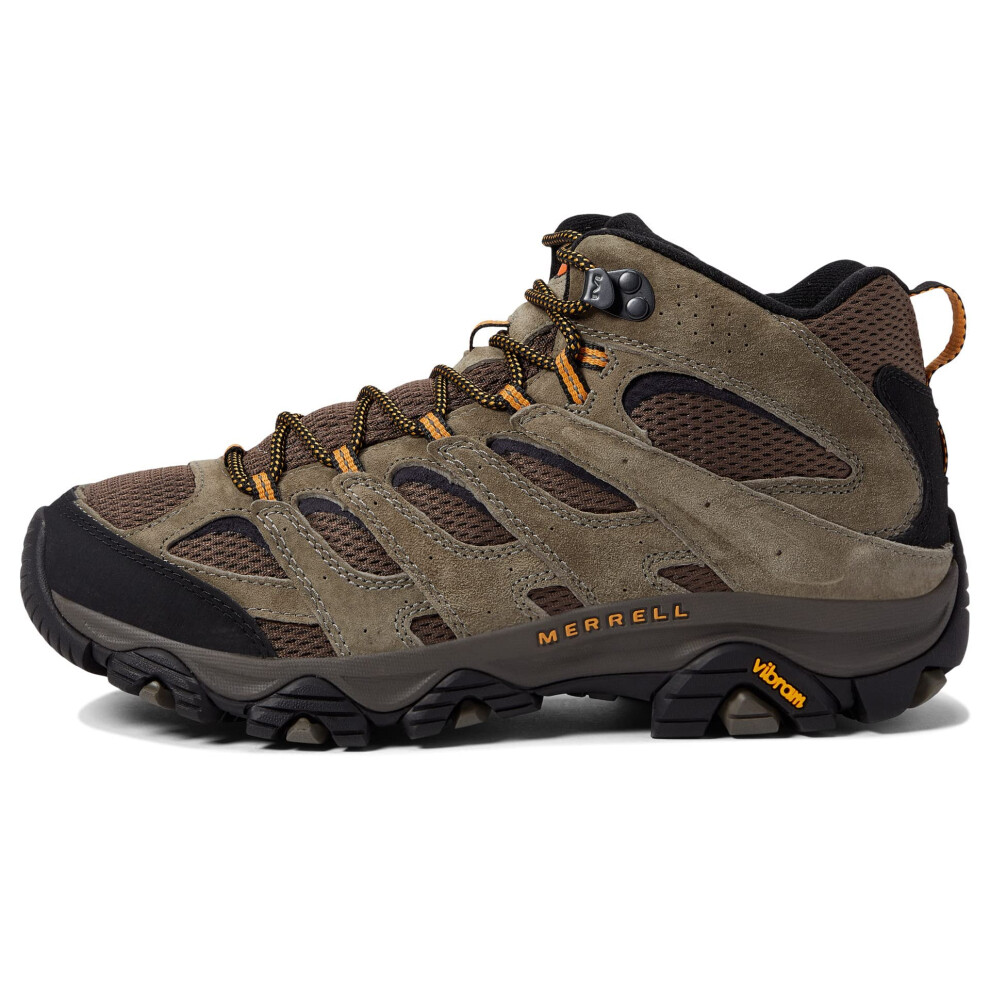 Merrell Mens Moab 3 Mid Hiking Boot  Walnut  10 Wide