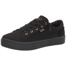 Skechers BOBS Women's 113328 Sneaker Black Black 8