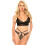 Ben Avenue 2 pc k?reste blonder bralette sort farve 1