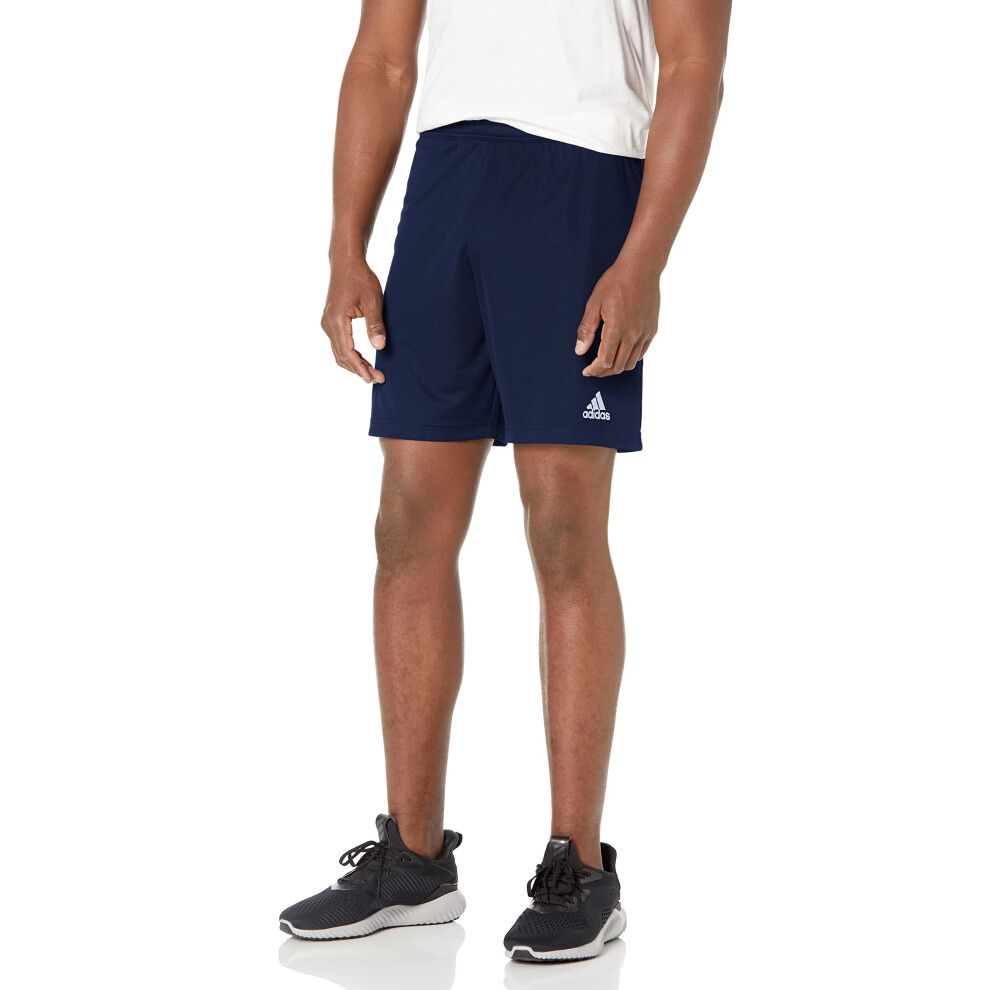 adidas Mens Entrada 22 Shorts  Team Navy Blue  Small