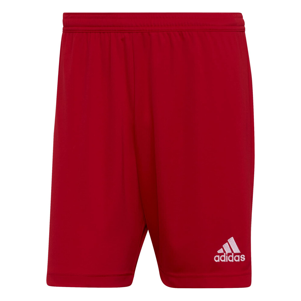 adidas Mens Entrada 22 Shorts  Team Power Red  Large