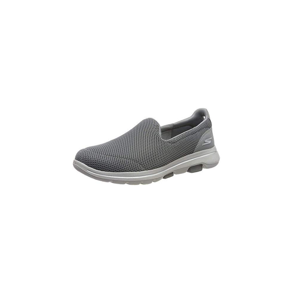 Skechers Women's Sneaker Slip On Trainers  Grey  8.5