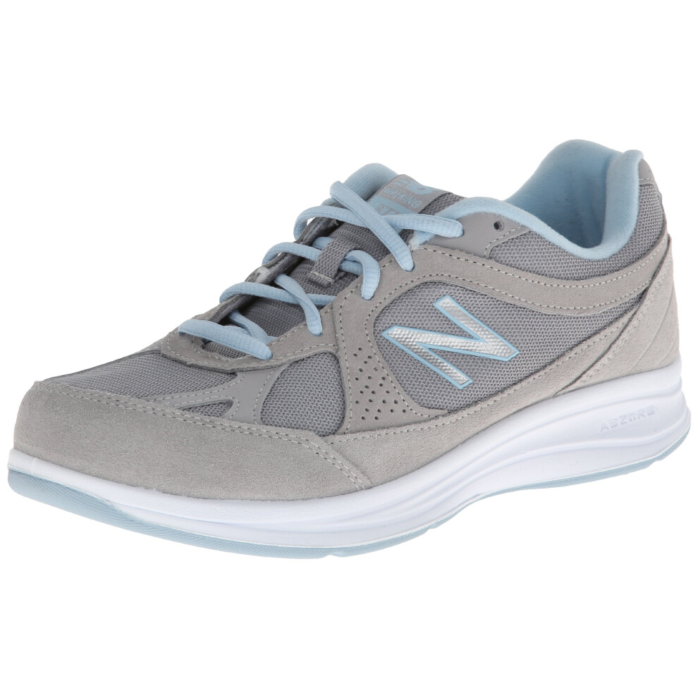 New Balance Women's 877 V1 Walking Shoe  Silver  5.5