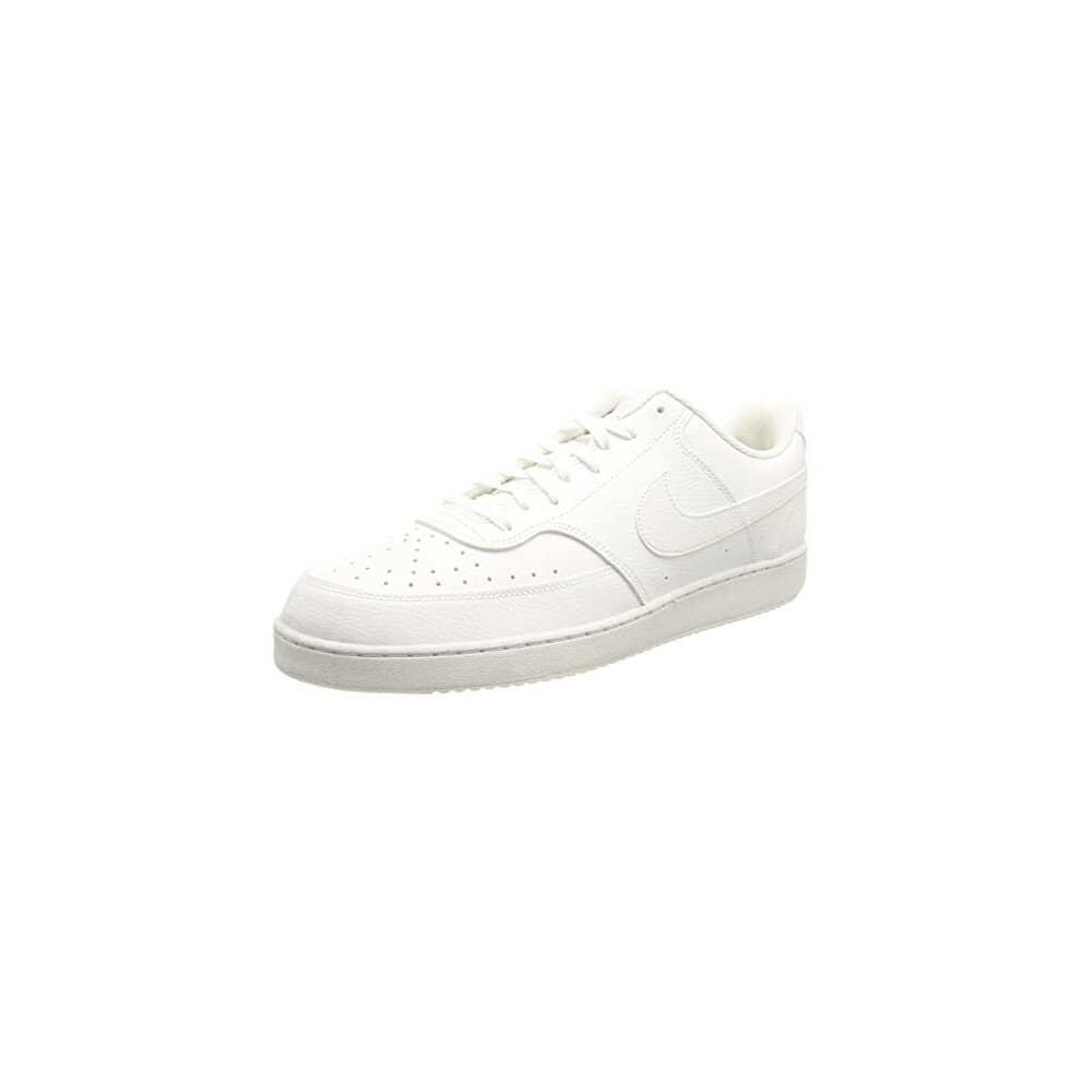 NIKE Mens court Vision Lo Basketball Shoe  White  13