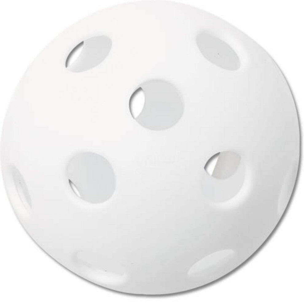 Plastic Training Balls White - 9 Baseball (Set of 6)