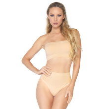 Leg Avenue 2 PC Sömlös Opaque Mikrofiber Nude Färg