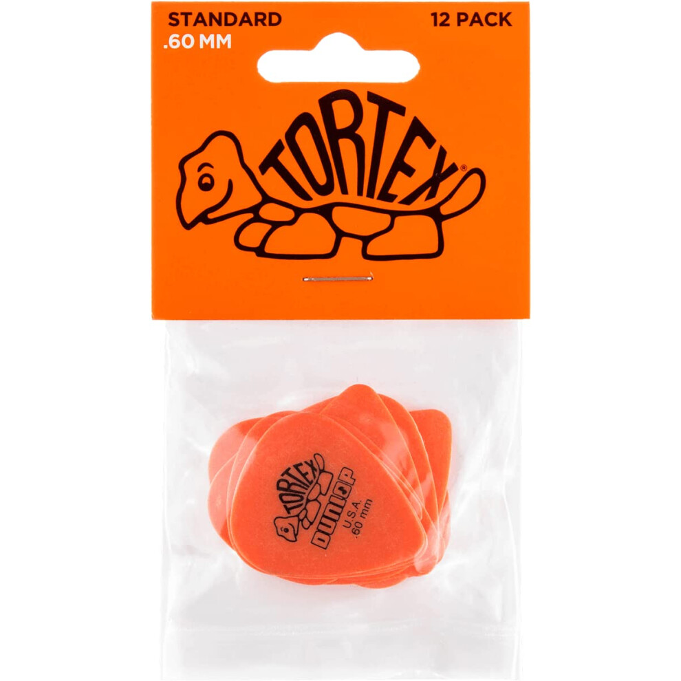 JIM DUNLOP Standard 60mm Orange guitar Pick  12 Pack