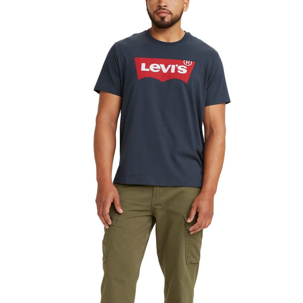 Levi's Men's Tees  (New) Graphic Dress Blues  Medium