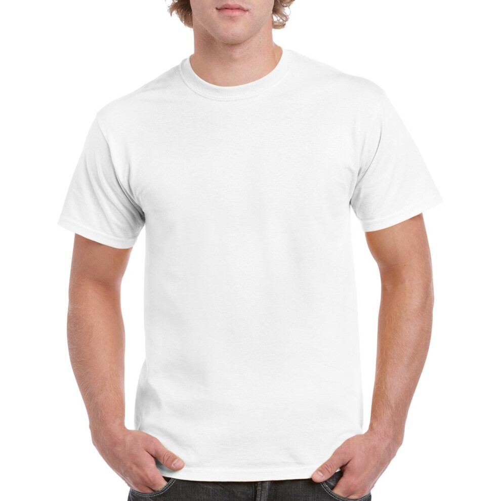 Gildan Blank T-Shirt - Unisex Style 5000 Adult White