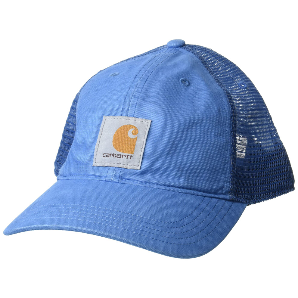 carhartt Mens canvas Mesh-Back cap  Blue Lagoon  OFA