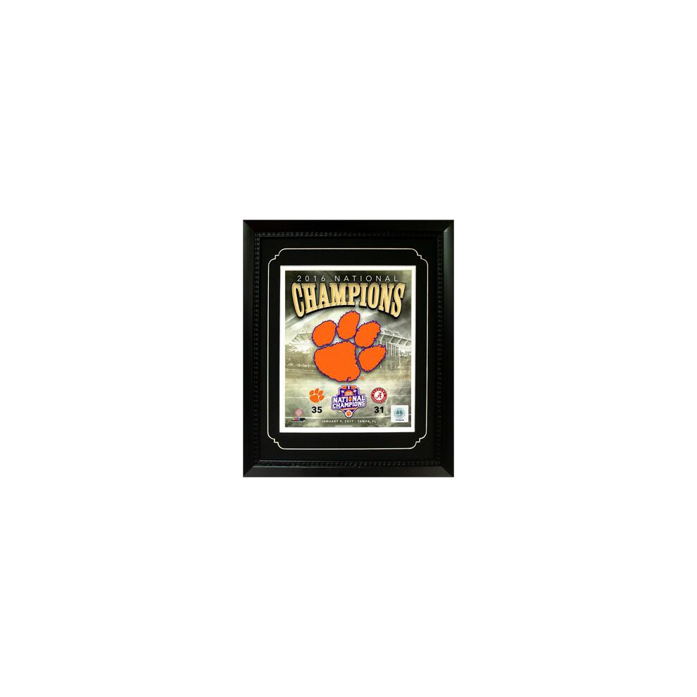 11x14 Deluxe Frame - 2016 National Champions Clemson