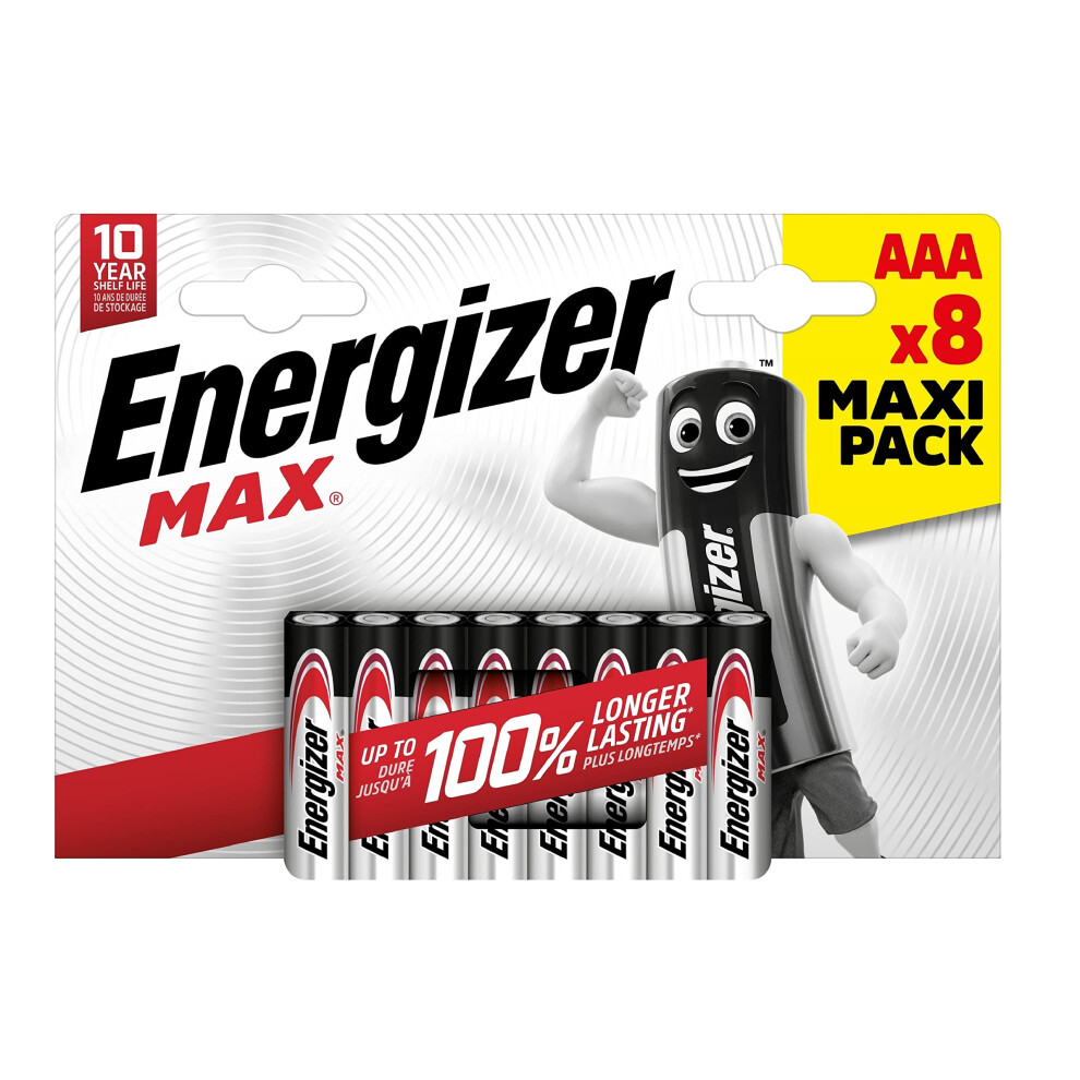 Energizer E301530900 BHBBCEC1 ENR Max Alk AAA BP8 BR