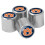 NCAA Auburn Tigers metalen ventieldopjes, 4-pack 1