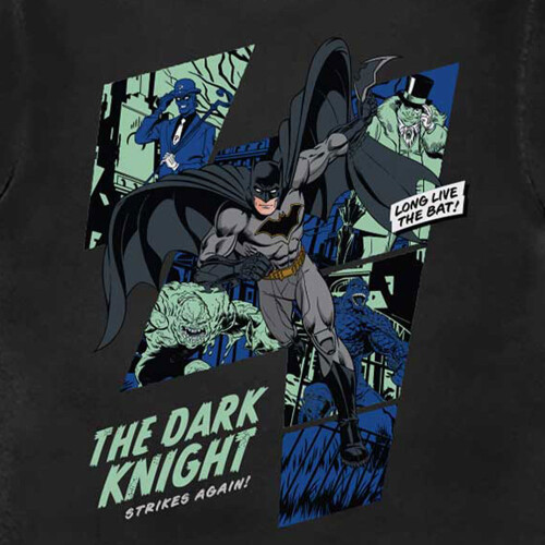 DC Comics (L, Black) Batman Long Live The Bat T Shirt 2