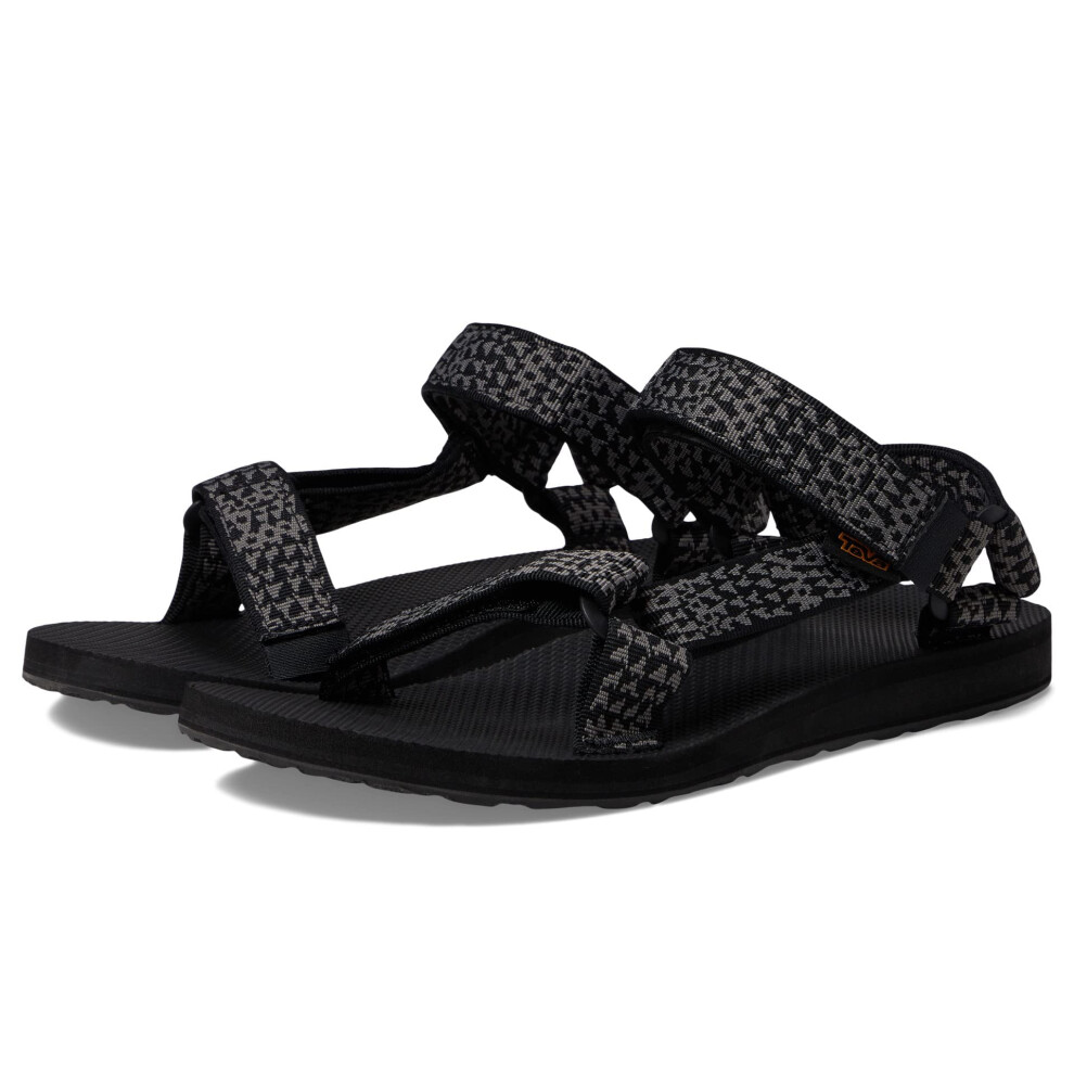 Teva Mens Original Universal Sandal  Etching Black  9