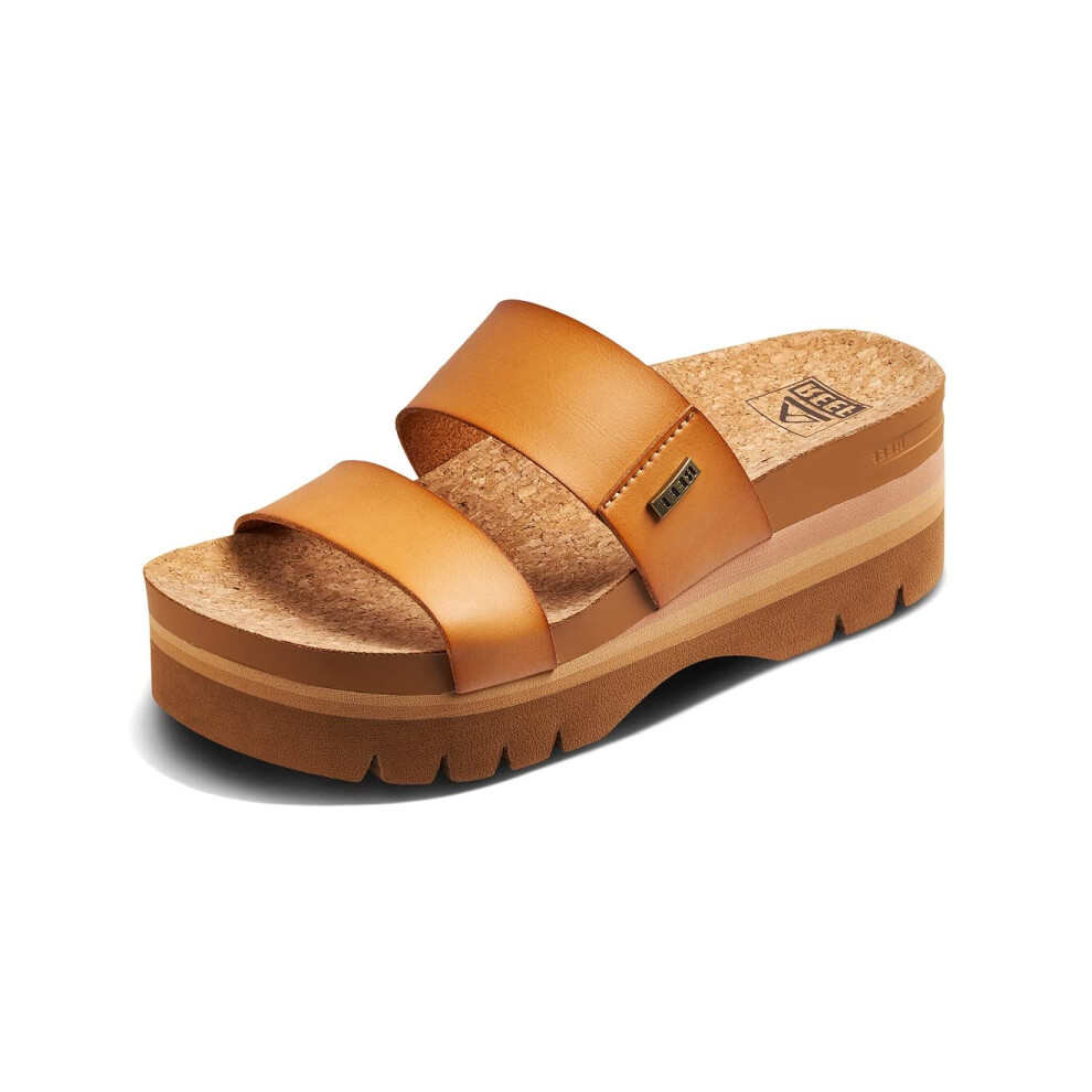 Reef Cushion Vista Higher Sandal - Natural - UK 6 (EU 38.5)