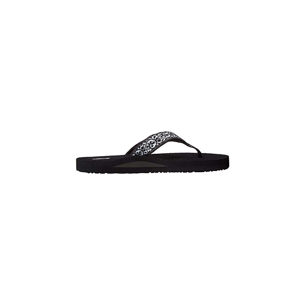 Teva Women's Mush II Flip Flop Companera Black 5 M US