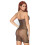 Leg Avenue Crystalized fishnet convertibl Black Color 2