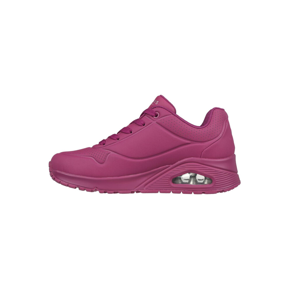 Skechers Womens UNO-Stand ON AIR Sneaker  Magenta  55