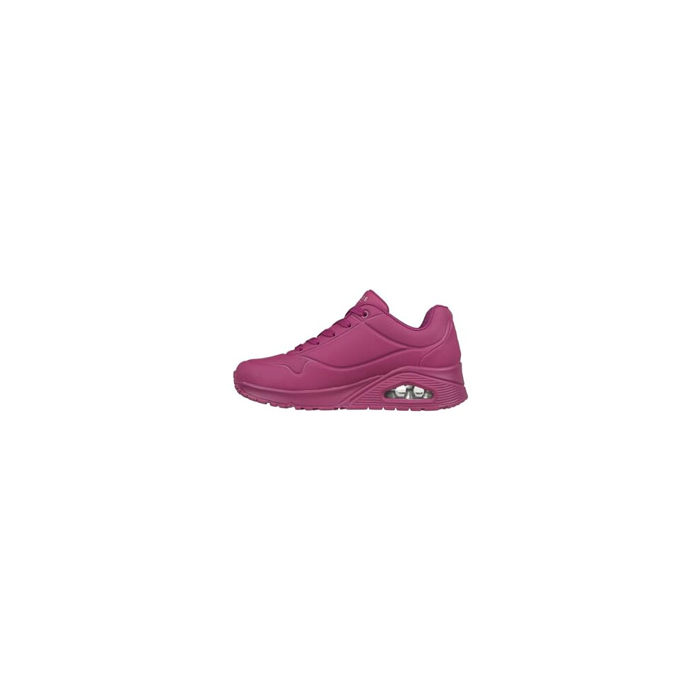 Skechers Womens UNO-Stand ON AIR Sneaker  Magenta  65