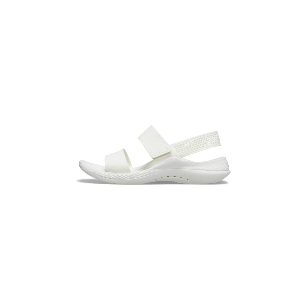 crocs LiteRide 360 Sandals for Women  Almost White  8