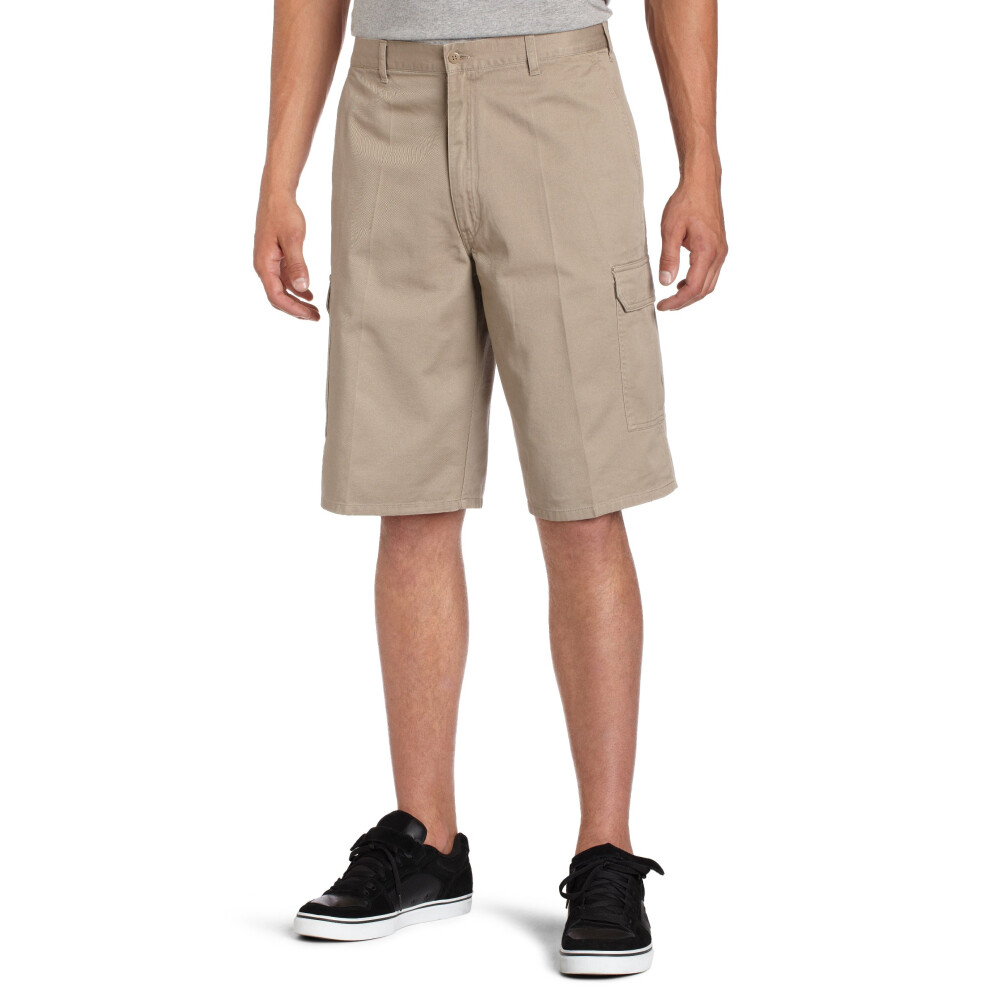 Dickies Mens 13 Inch Loose Fit cargo Short  Khaki  32