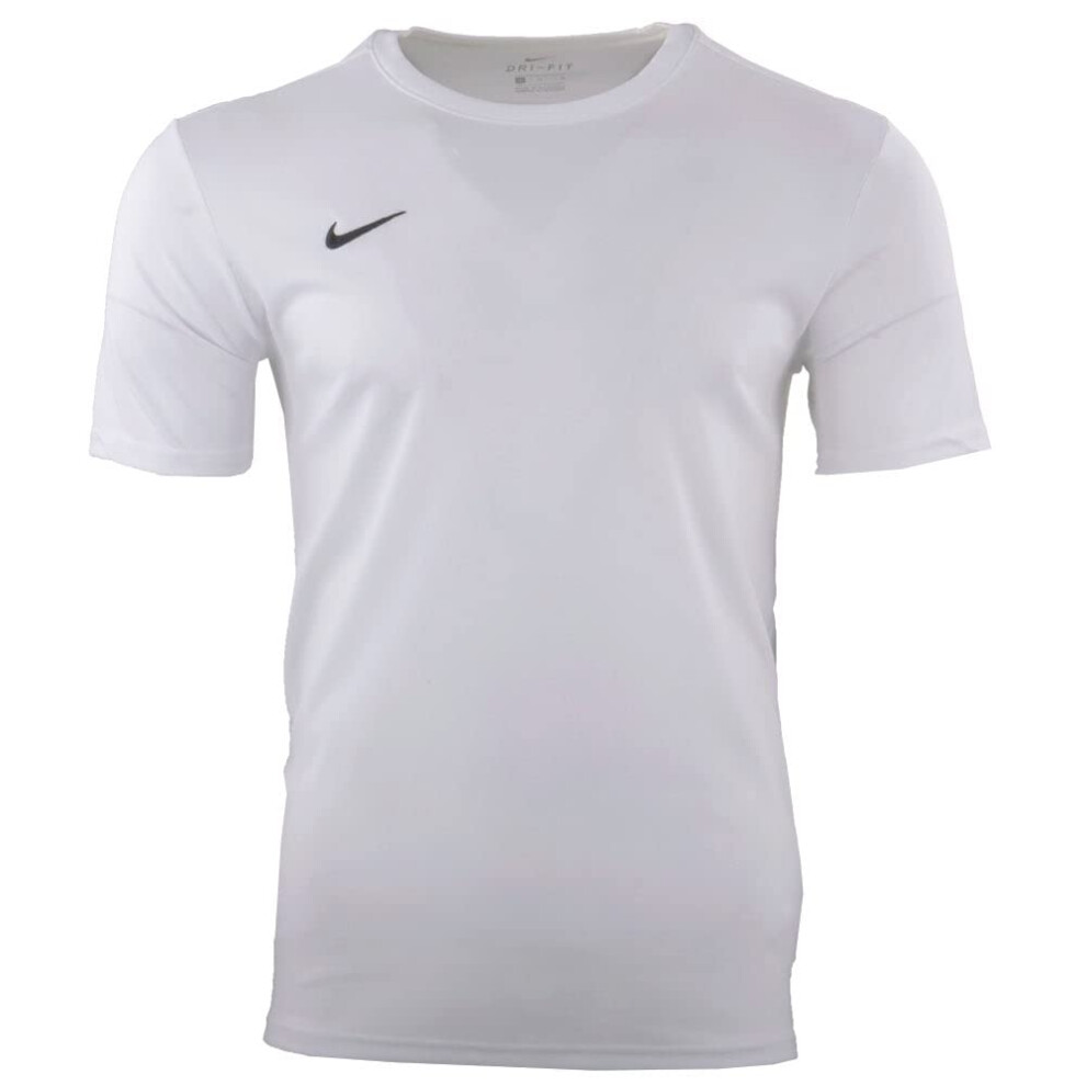 Nike Men's Park Short Sleeve T Shirt (White  X-Large)