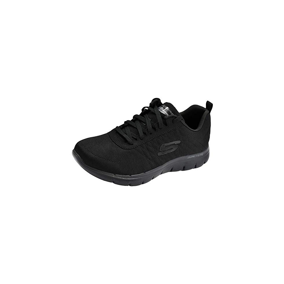 Skechers Women's Flex Appeal 2.0 Black Sneaker 9 M US